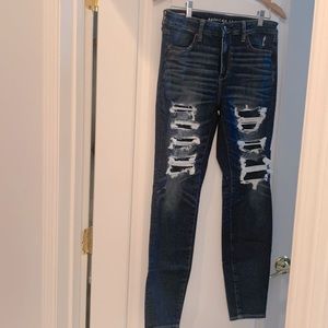 COPY - American Eagle size 10 long women’s jeans high rise jegging